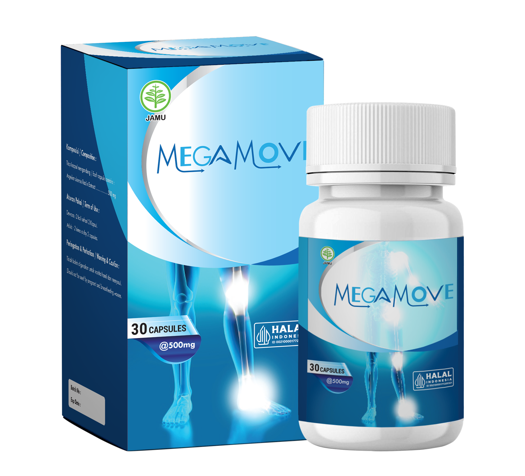 Megamove — suplemen herbal rawat sendi nikmati hidup tanpa batas